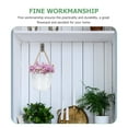 thumbnail image 7 of CIMAXIC Decorative Iron Hanging Flower Pot with Rope for Home Wall Plant Storage, 7 of 7