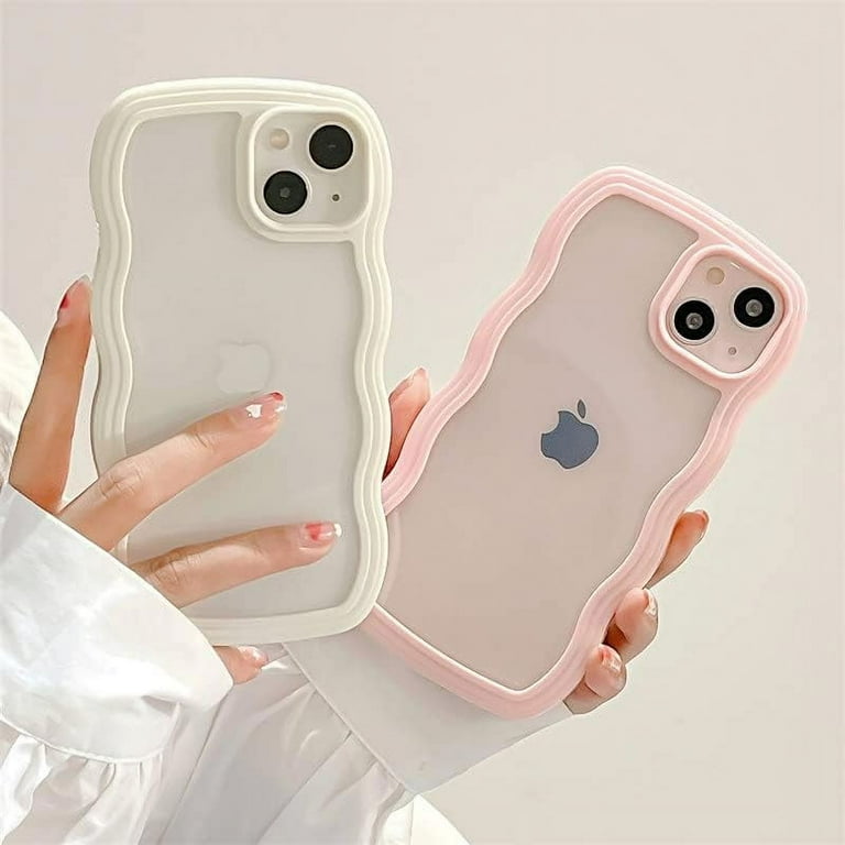 Wave Frame Clear Case for iPhone 14 Pro Max 6.7 inch Phone