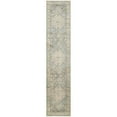 thumbnail image 2 of Nourison Astra Machine Washable 2'2" x 12' Silver Blue Vintage Indoor Rug, 2 of 8