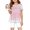 AO15_Multicolor, variant on IYYVV 2-Piece Girls' Outfit Breathable Ruffle Top and Biker Short Summer Printed Matching Set Loose Lightweight Lounge Sets Dark Purple 150