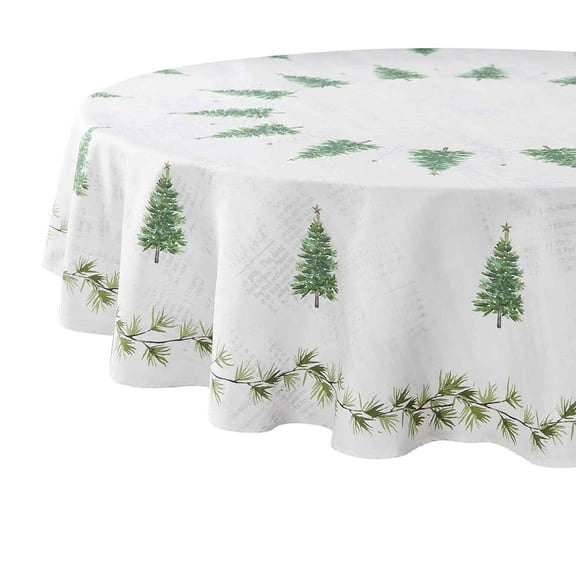 Avanti Linens Trees 70" Round Tablecloth