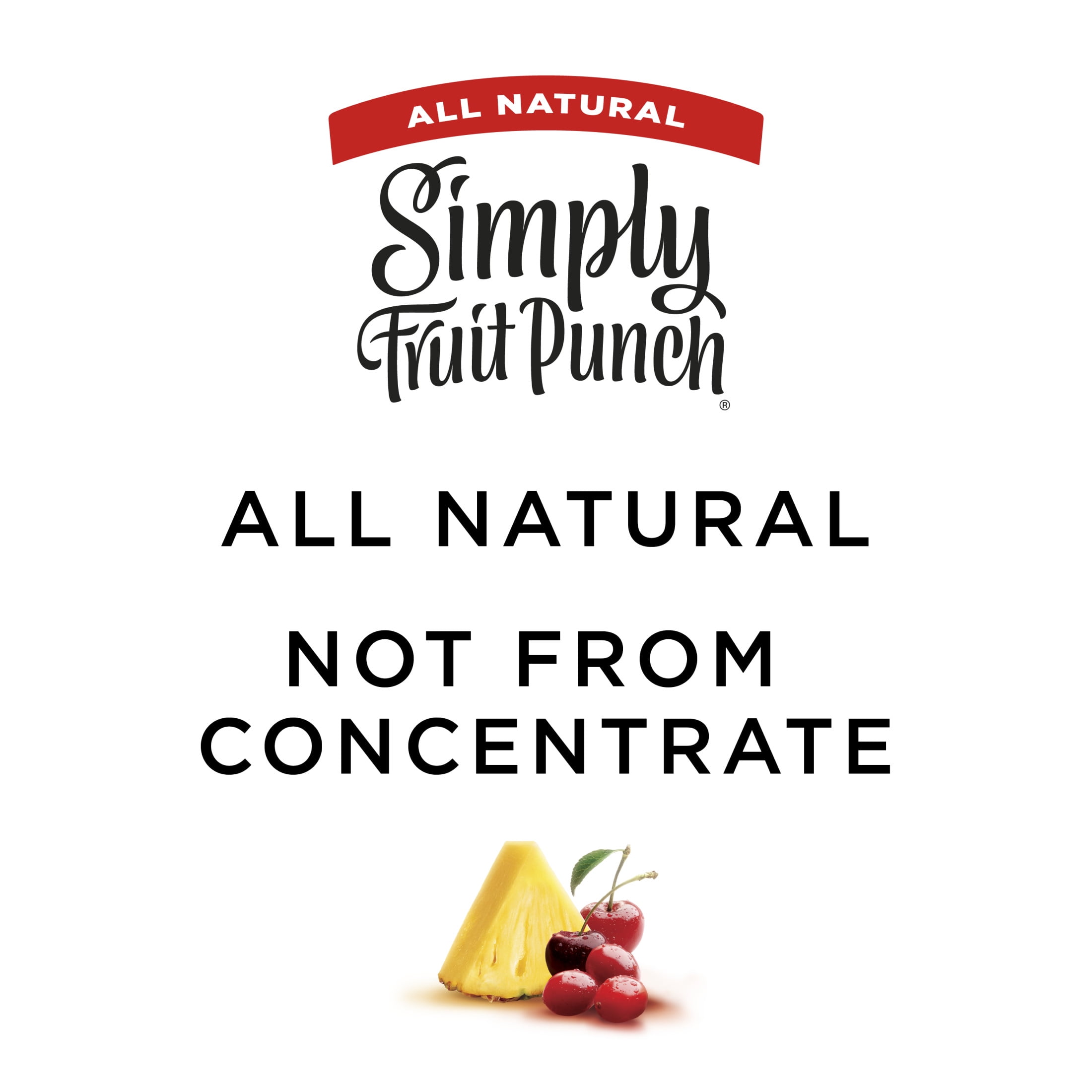 Simply Fruit Punch Juice Drink Bottle, 52 fl oz