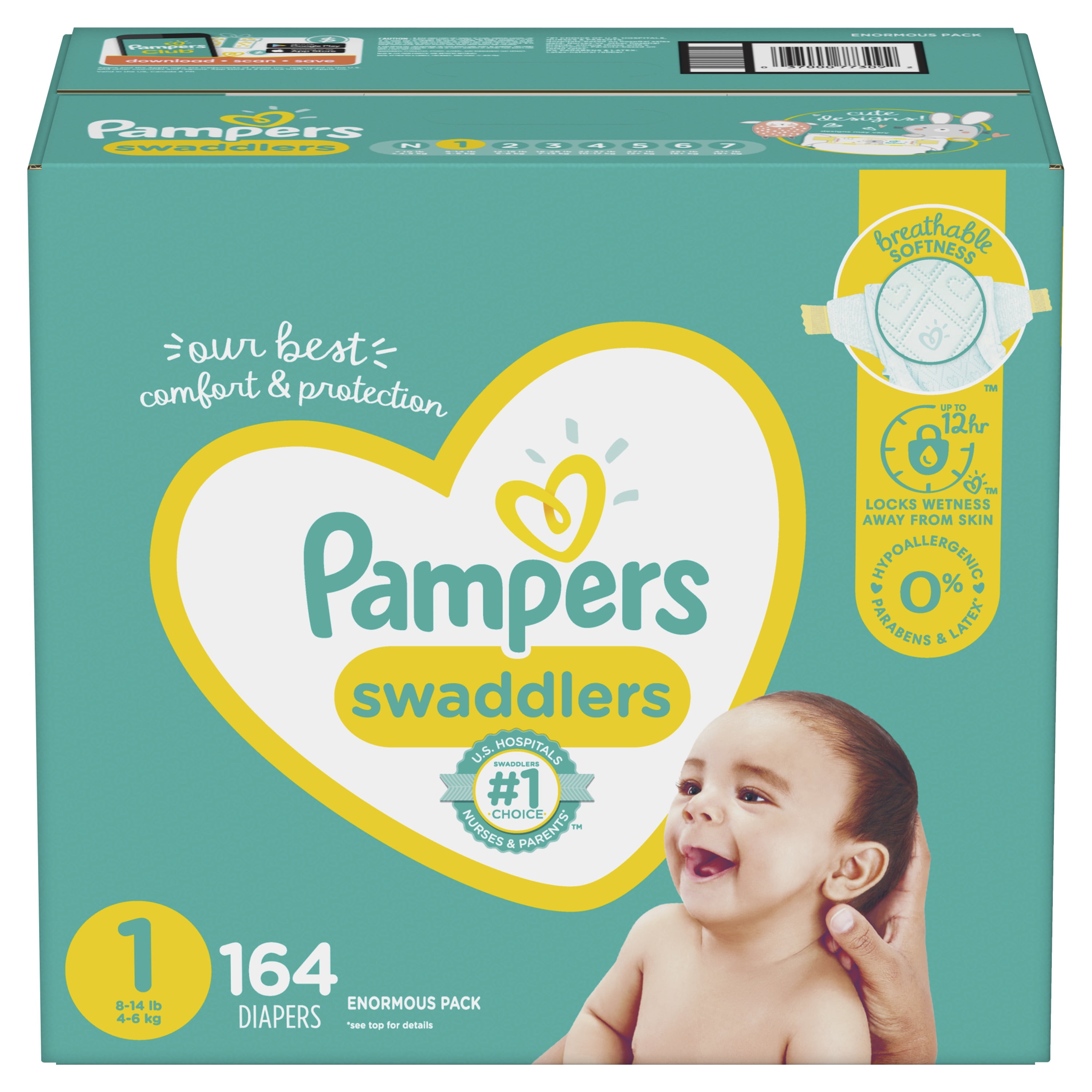 buy buy baby pampers swaddlers size 1