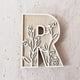 thumbnail image 1 of Letras de madera de 5 pulgadas - Se pueden pintar, 26 letras, para decoración de pared/habitación infantil/señales de nombres de boda, 1 of 2