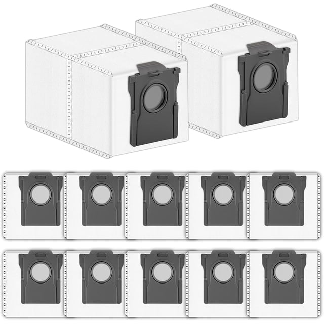 Replacement Dust Bags for Dreame L10s Ultra Gen 2 Robot Vacuum, 12 Pack
