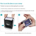 thumbnail image 2 of MaxMark Q43 (Large Size) Date Stamp with "APPROVED" Self Inking Stamp - Black Ink, 2 of 5
