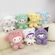 thumbnail image 2 of Muñeco de peluche de 25 cm de Sanrio Kuromi Cinnamoroll con disfraz de travestismo Hello Kitty Kawaii My Melody Anime de dibujos animados, regalo de Navidad, 2 of 5