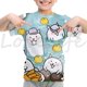 thumbnail image 3 of Nueva camiseta de Battle Cats para niños, niñas, camiseta de anime, juego de dibujos animados, camisetas 3D, camisetas de verano para niños, ropa informal de calle, 3 of 5