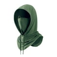 thumbnail image 2 of Protector solar para la cara, gorros portátiles para ciclismo, máscara, bufanda para la cara, cubierta para montar en la playa al aire libre Verde, 2 of 8
