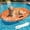 Orange, variant on XXL 60"x40" Inflatable Dog Pool Float for Large Dogs - Heavy Duty Pet Raft for Swimming Pool, Lake & Beach - Puncture Proof Dog Floats for Small Medium Dogs Up to 150 lbs (Blue)