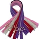 thumbnail image 1 of 20 cremalleras de bobina de nailon de 15,7 pulgadas, cremalleras coloridas con anillo de elevación, cremalleras de costura, cremalleras de suministros para manualidades de costura, bolsa de, 1 of 5