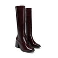 thumbnail image 6 of BURUDANI Women Chunky-Heel Square-Toe Knee-High Tall Boots Side-Zip Fashion Boots, 6 of 7