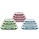 thumbnail image 4 of 4 Pcs Of Square Silicone Folding Lunch Box, Refrigerator Storage Fresh-keeping Box, Bento Box, 4 of 5