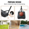 thumbnail image 7 of 5-7 ft Adjustable Basketball Hoop System for Kids & Adults, 32" Portable Backboard with Wheels, Stand & Fillable Base for Indoor/Outdoor Use, 7 of 7