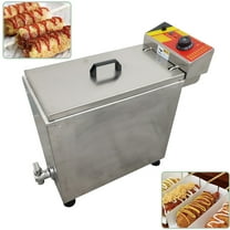 Commercial Electric Cheese Hot Dog Fryer Corn Dog Frying Machine