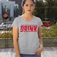 thumbnail image 4 of This Team Makes Me Drink Women's V-Neck T-shirt Ohio College Football Fan Tailgate, 4 of 7
