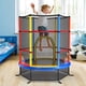 thumbnail image 2 of Costway Trampolín infantil con colchoneta para saltar, trampolín recreativo con red de protección, 2 of 6