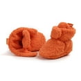 thumbnail image 5 of Warm Winter Toddler Shoes Soft Sole Sneakers Cozy Lined Booties for Toddlers,Color:Orange,Size:6-12 Months, 5 of 9