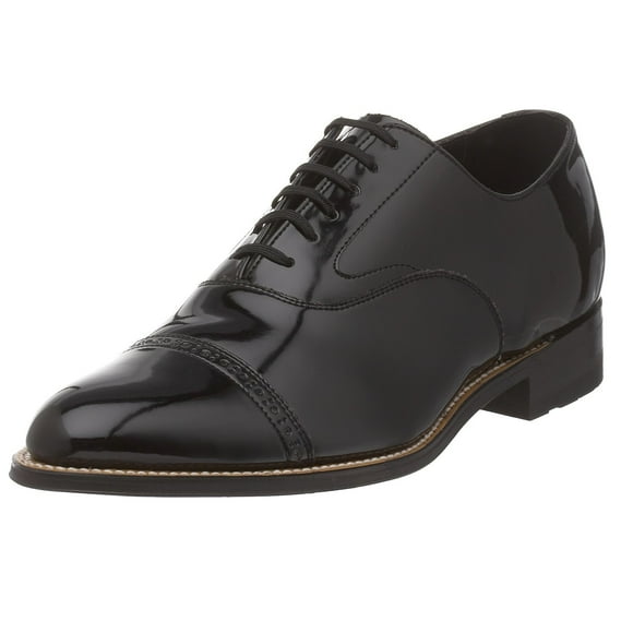 Stacy Adams Men's Concorde Oxford,Black Patent,11.5 D