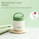 thumbnail image 3 of Puntoco Liquidación de suministros de cocina Taza de desayuno aislada de acero inoxidable 304 con tapa Cuchara Taza de avena para leche Taza portátil para llevar para el hogar Taza para trabajador, 3 of 4