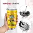 thumbnail image 4 of School Bus Driver Gifts, School Bus Tumbler with Straw and Lid 20oz, Best Bus Driver Appreciation Gifts, Bus Driver Back to School Retirement Gifts, Stainless Steel Coffee Tumbler Cup for Men Women, 4 of 6