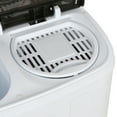 ZENSTYLE Compact Twin Tub 13lbs Portable Laundry Machine for Small