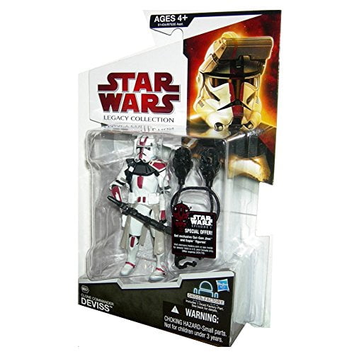 Star Wars The Legacy Collection Clone Commander Deviss BD37 33/4 Inch Scale Action Figure