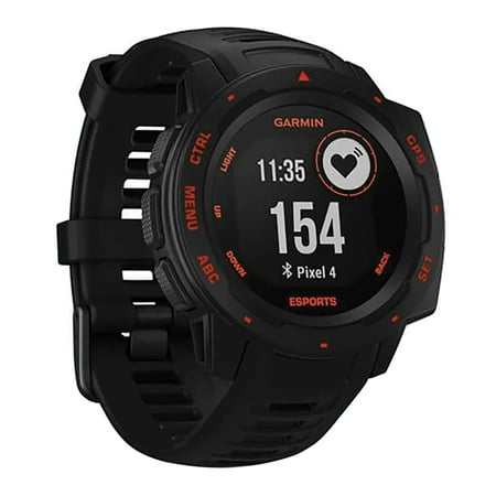 Garmin - Instinct Esports GPS Smartwatch 22mm Fiber Reinforced Polymer - Black