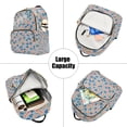 thumbnail image 5 of FORMRS Mini Backpack Purse for Women Travel Daypack Casual Shoulder Bag, Small Pink Flower, 5 of 7