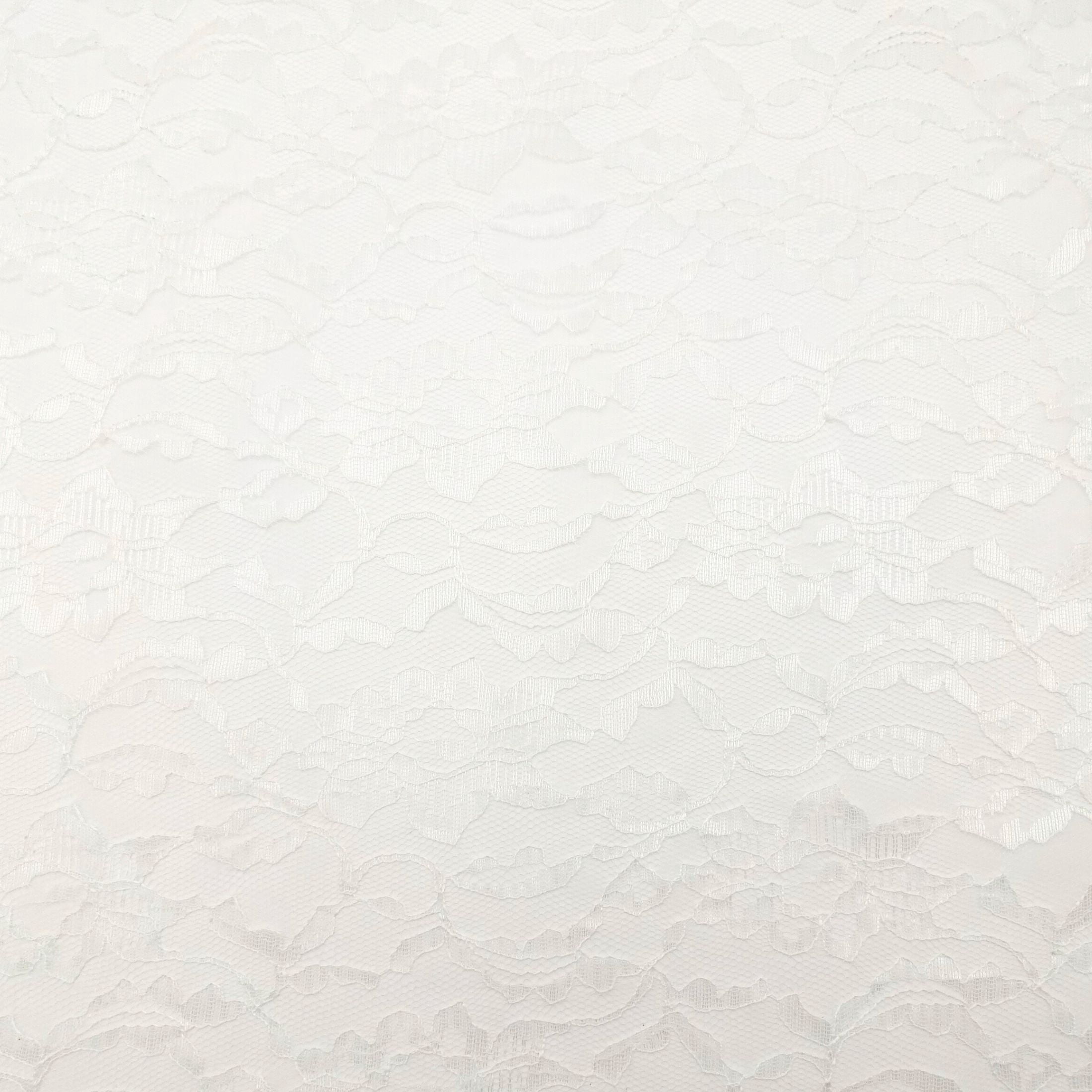 Shason Textile Special Occasion 58/60" Carnation Lace 1.5 Yard Precut Fabric, Ivory
