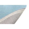 thumbnail image 3 of Bashian S176-LBL-2.6X8-ALM179 Contempo Collection Solid Contemporary 100 Percent Wool Hand Loomed Area Rug, Light Blue - 2 ft. 6 in. x 8 ft., 3 of 5