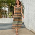 thumbnail image 5 of Stripe Vestido Sin Mangas Vestidos Para Mujer, Vestido Suelto De Verano 2025, 5 of 5