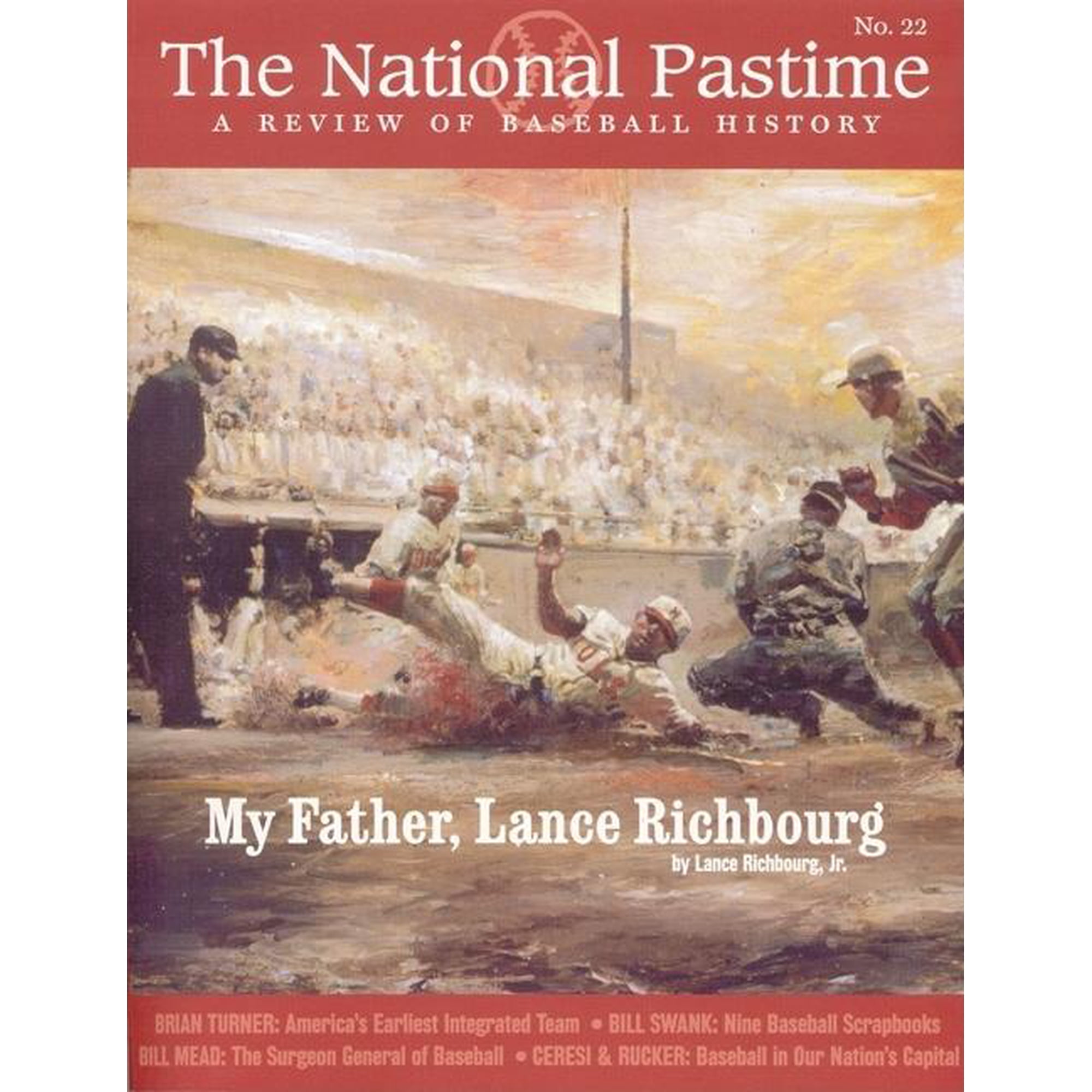 The National Pastime Volume 22: A Review of Baseball History (Paperback)