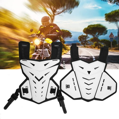 Mgaxyff Durable Motorcycle Protector Jacket Biker Stunt Racing Armor Vest Guard Chest, Biker Protector Vest, Motorcycle Protector Vest