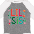 thumbnail image 4 of Inktastic Lil Sis Girls Sister Announcement Gift Girls Long Sleeve Baby Bodysuit, 4 of 5