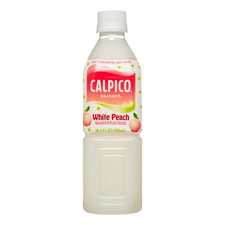Calpico Water White Peach, 16.9 Fl Oz