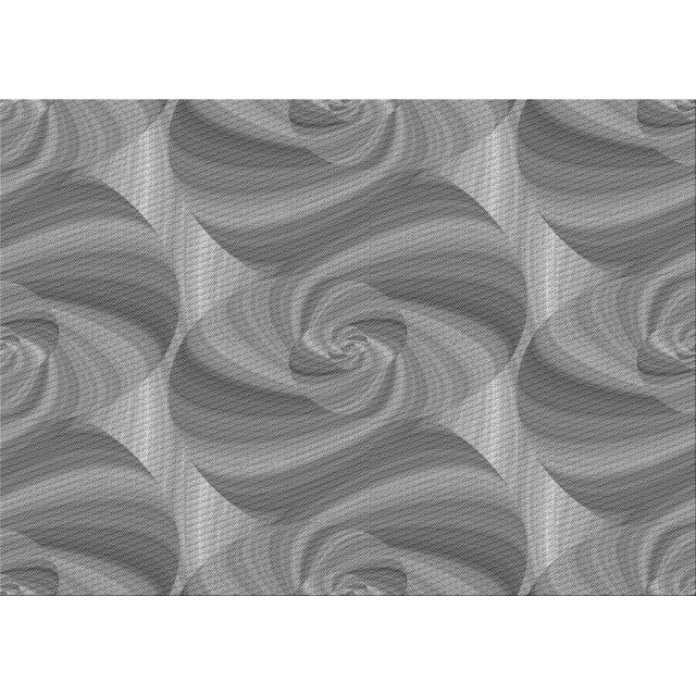 Ahgly Tapis Rectangulaire d'Intérieur Lavable en Machine Gris Foncé, 2 Pieds x 3 Pieds