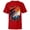 Red, variant on Star Wars The Mandalorian Mural - Short Sleeve T-Shirt for Kids - Customized-White
