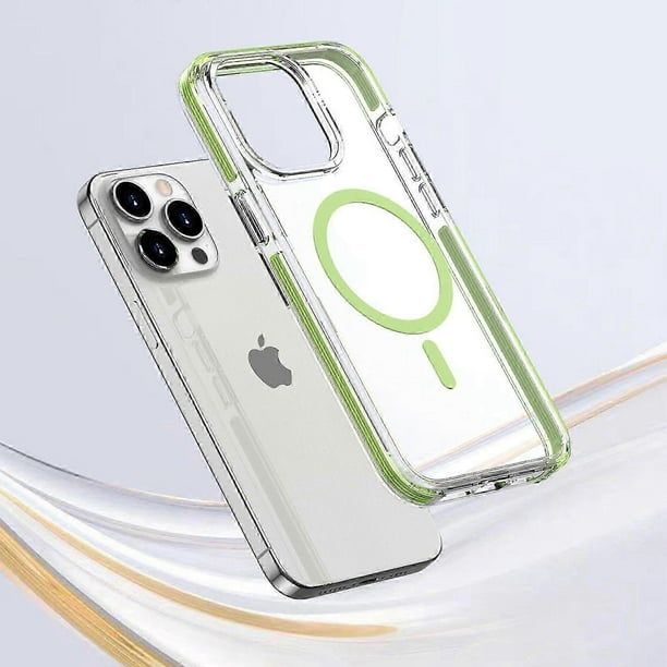 for iPhone 15 Pro Max/15 Ultra 6.7 Clear Case Compatible with MagSafe, Magnetic Slim PC Cover for iPhone 15 Pro Max / 15 Ultra 6.7 Case