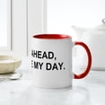 thumbnail image 6 of CafePress - GO AHEAD Mugs - 11 oz Ceramic Mug - Novelty Coffee Tea Cup, 6 of 6
