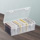 thumbnail image 4 of Organizador de contenedores para tarjetas,Caja de almacenamiento para cartas coleccionables Organizador transparente,Caja de almacenamiento para tarjetas Estuche para naipes con divisores,Caja, 4 of 8