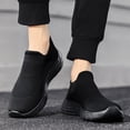 thumbnail image 4 of LASUDRAA Men's Sneakers Slip On Casual Shoes Breathable Walking Fit Mesh Running shoes, 4 of 5