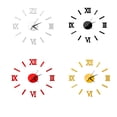 thumbnail image 4 of OUNONA Clock for Living Room Timekeeping Modern Black Frameless Wall Clock 1Set, 4 of 5