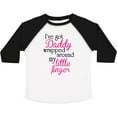 thumbnail image 3 of Inktastic I've Got Daddy Wrapped Around My Little Finger Girls Toddler T-Shirt, 3 of 5