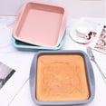 thumbnail image 4 of Silicone Square Cake Pan 8x8 Baking Pan Pan Nonstick Silicone Cake Silicone Baking for Cakes Rice And LasagnasSilicone Cake Baking Pan Gray, 4 of 6
