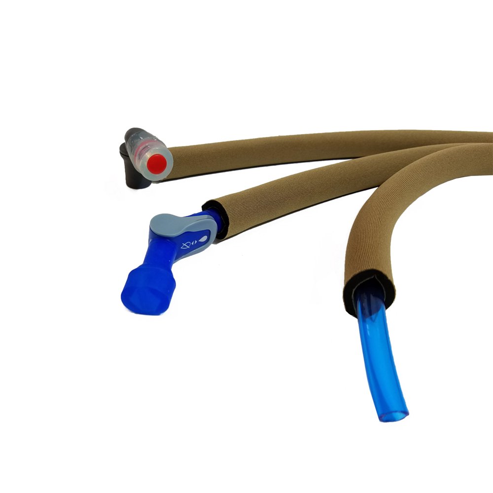 Hydration Pack Insulated Drink Tube Hose Cover Sleeve Coyote Brown