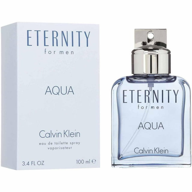 Loción Eternity Aqua de Calvin Klein EDT 100 ml azul cielo