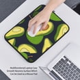 thumbnail image 6 of Pofeuu Fresh Avocado Print Laptop Carrying Case,13-15-Inch Laptop and Tablet, Sleek Design, Durable and Water-Repellent Fabric, Business Casual or School-15 inch, 6 of 8