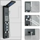 thumbnail image 4 of Panel de ducha de acero inoxidable Negro LED Grifo de la ducha de lluvia Cascada Ducha de Masaje Jets ABS Ducha de mano, grifo de baño Rozin 99D-HFT8804, 4 of 7