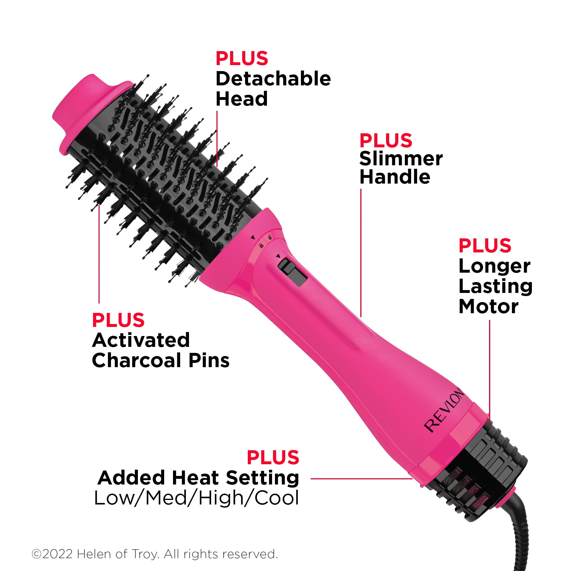 Revlon One-Step Volumizer Plus 2.0 Hair Dryer and Hot Air Brush, Mint